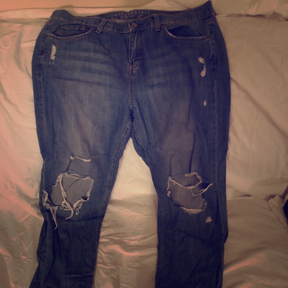 Areopostale boyfriend jeans!